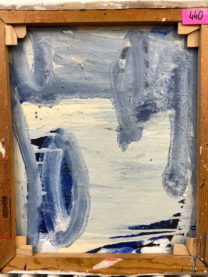 VINCHE (Lionel). "James Ensor" (2012). Technique mixte sur papier, marouflée sur...