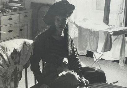 LEHMAN (Boris). "Jane" (1989). Silver print, titled, located, dated and signed, mounted...