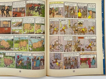 HERGE. The Adventures of Tintin.Les Cigares du Pharaon.巴黎，卡斯特曼，1955年，4°，62页，出版商的...