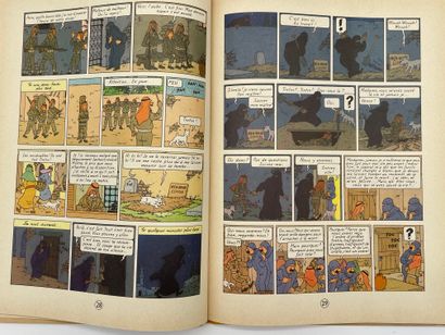 HERGE. The Adventures of Tintin. Les Cigares du Pharaon. Paris, Casterman, 1955,...