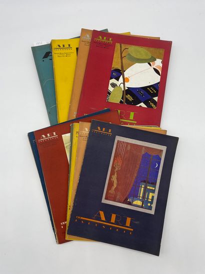 null "Art and Industry". N°1 to 12 for the years VII to X (1931 to 1934). P, from...