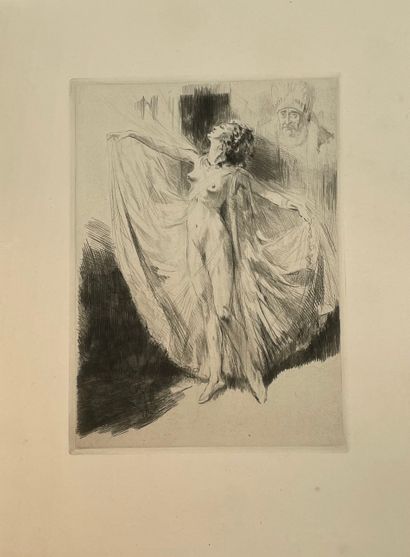 null LOBEL-RICHE.- WILDE (Oscar). Salomé. Vingt eaux-fortes gravées par Lobel-Riche....