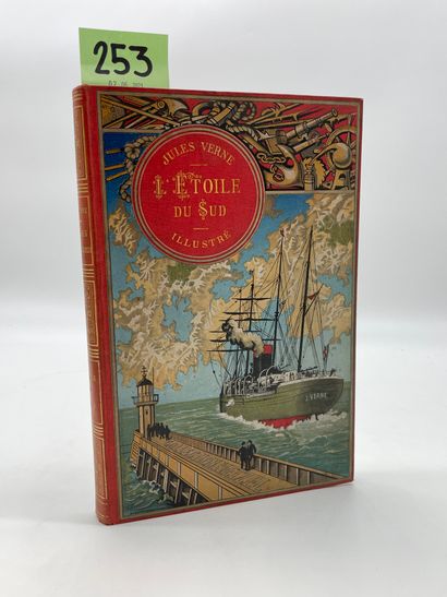 VERNE (Jules). 南方的星。钻石之国》。60幅图画和一张地图，作者是贝内特。P., J. Hetzel, "Les Voyages extraordinaires",...