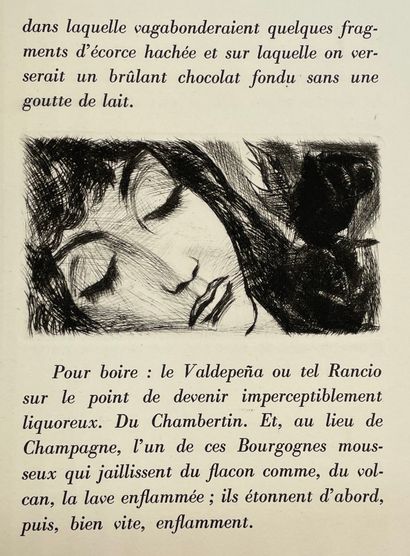 null JACQUEMIN - VAUDOYER（让-路易）。对贪婪的致敬。安德烈-雅克曼的31幅干版画。埃皮纳尔，Aux dépens de l'illus...