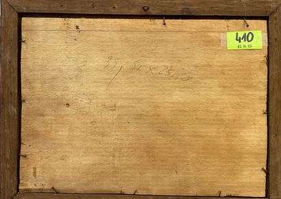 MUSIN (Auguste). "Weymouth (Dorsetshire)" (1872)。木板油画，位于左下角，有日期和签名，安装在一个镀金的木框中。画框尺寸：31...