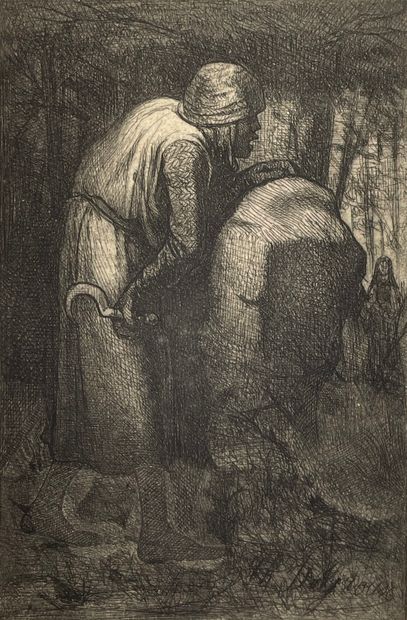 LECLERCQ (E.). 查尔斯-德-格劳克斯。蚀刻的肖像由A. Danse绘制。Brux, Impr. de Vve Parent et Fils, 1871,...