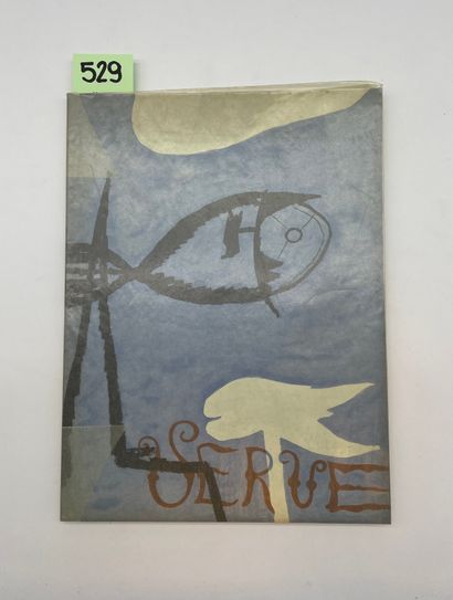 "Verve". N° 2. P., 1938, 4°, br., couv. illustrée par Georges Braque. Lithographies...