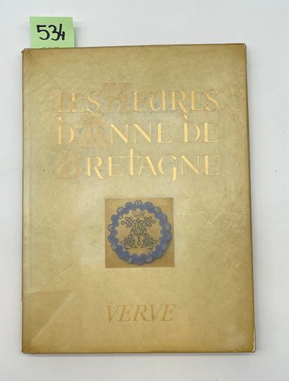 "Verve". N° 14-15. Les Heures d'Anne de Bretagne. Bibliothèque nationale (Manuscrit...