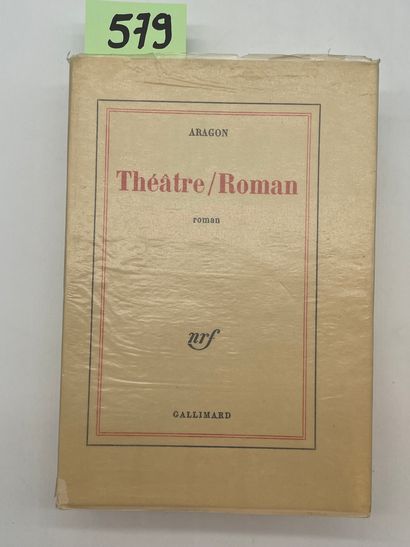 ARAGON (Louis). Théâtre / Roman. P., NRF, 1974, fort 8°, 452 p., br., non coupé....