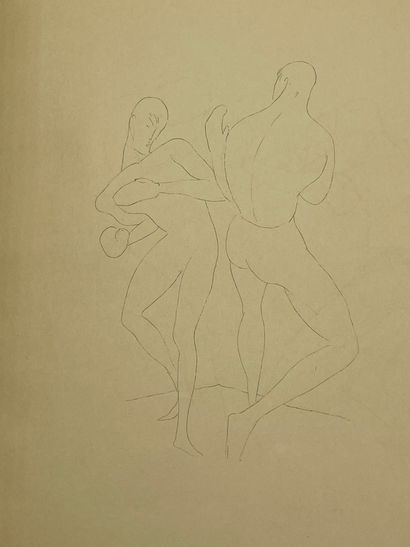 DUNOYER DE SEGONZAC (André). XXX图画。裸体-伊莎多拉-邓肯-伊达-鲁宾斯坦-拳击手。P., Edition du Temps présent,...