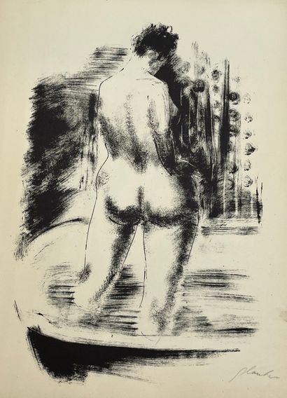 null 格洛特琴科。弗洛伦特-费尔斯赠送的12幅裸体画。P., Editions du Cousin Pons, 1928, in-folio, in sheets,...