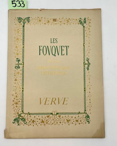 "Verve". N° 9. Les Fouquet de la Bibliothèque nationale. Préface par Paul Valéry....