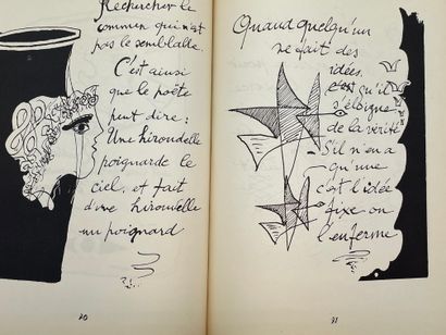 null Cahier de Georges Braque 1917 1947. P., Maeght, [1955], 4°, 117 p., cartonnage...