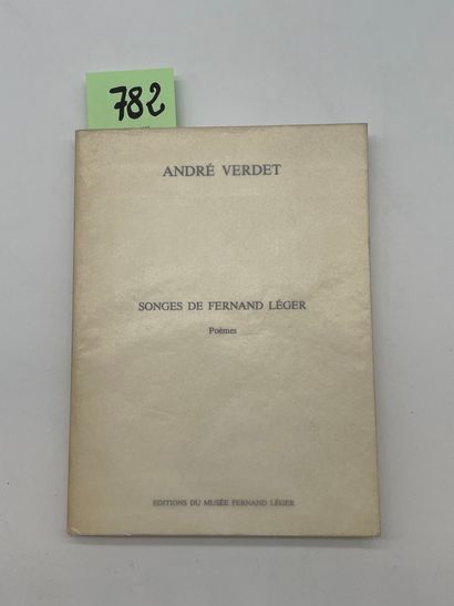 null LEGER.- VERDET (André). Songes de Fernand Léger. Poèmes. Biot, Musée Fernand...
