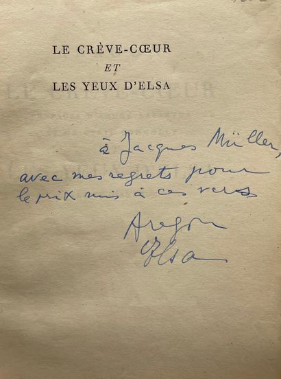 CENDRARS (Blaise). 我已经杀了人。附有费尔南-莱热的作者画像。P., Crès, 1919, 小型12开本，21页。(封面上缘损坏)。第一版/ARAGON。Le...
