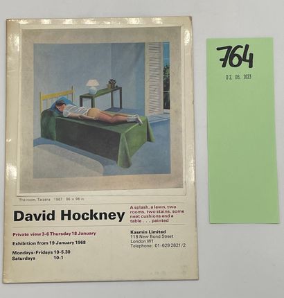 HOCKNEY (David). A Splash, a Lawn, Two Rooms, Two Stains, Some Neat Cushions and...