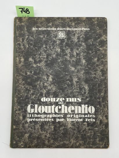 null GLOUTCHENKO. Douze nus présentés par Florent Fels. P., Editions du Cousin Pons,...