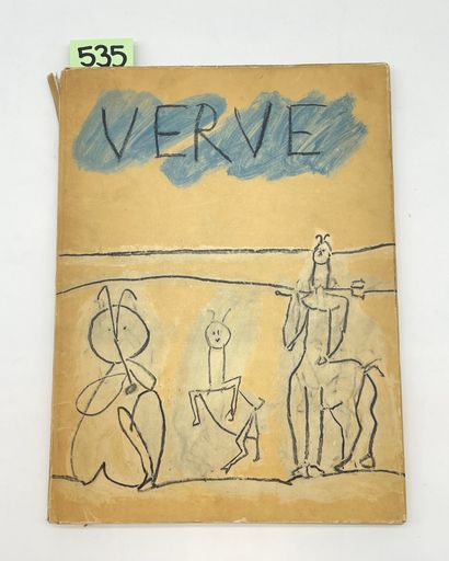 "Verve". "Verve". N° 19-20. Couleur de Picasso. P., 1948, 4°, cartonnage éditeur,...