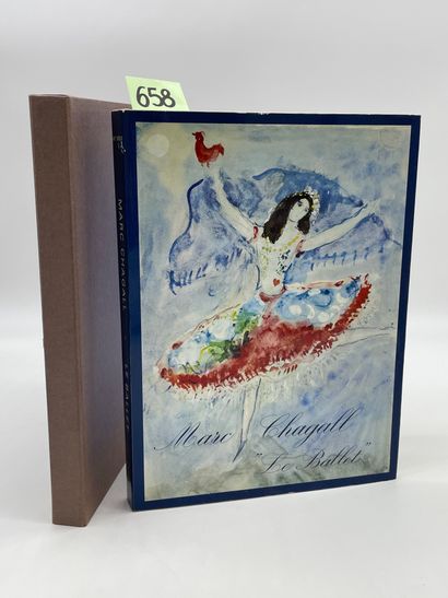 CHAGALL.- LASSAIGNE (J.). Marc Chagall. Dessins et aquarelles pour Le Ballet. P.,...
