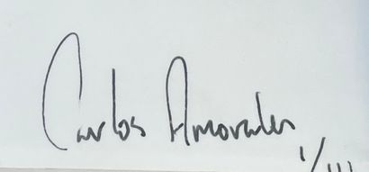 null AMORALES (Carlos). Sans titre. Tirage argentique, just. I/III, signé au stylo...