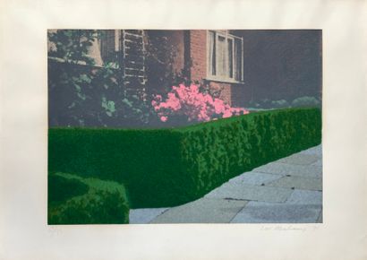 null ABRAHAMS (Ivor). "Garden Suite" (1971). Suite de 2 lithographies et collages...