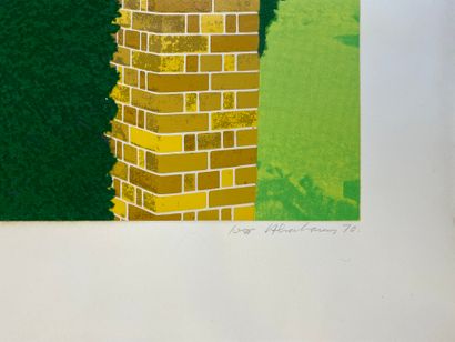 null ABRAHAMS (Ivor). "Garden Suite" (1970). Suite de 3 lithographies et collages...