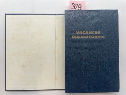 SIMENON (Georges). Vacances obligatoires. P., Presses de la Cité, 1978, grand 8°,...