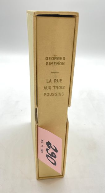 SIMENON (Georges). La Rue aux trois poussins. P., Presses de la Cité, 20 oct. 1963,...