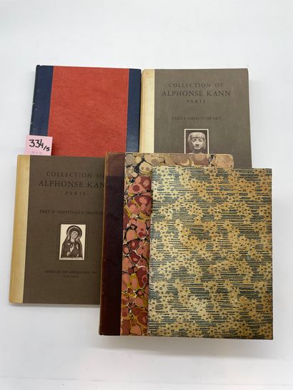 Catalogues de vente.- Réunion de 6 catalogues dont 3 de la collection Alphonse Kann...