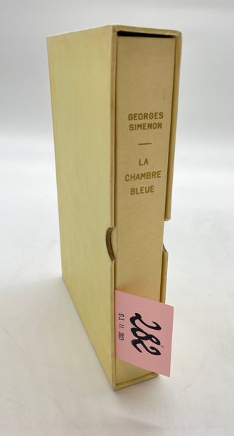 SIMENON (Georges). La Chambre bleue. P., Presses de la Cité, 1964, 8°, 219 p., en...