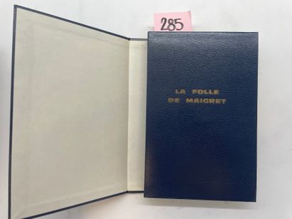 SIMENON (Georges). La Folle de Maigret. P., Presses de la Cité, 1970, 8°, en feuilles,...