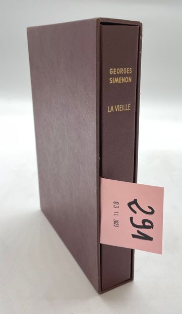 SIMENON (Georges). La Vieille. P., Presses de la Cité, 1959, in-12, en feuilles,...