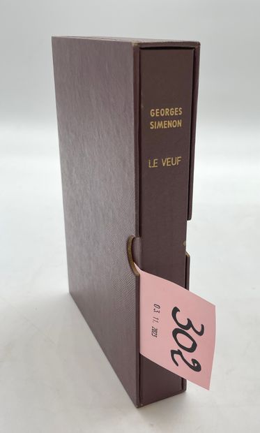 SIMENON (Georges). Le Veuf. P., Presses de la Cité, 1959, in-12, 248 p., en feuilles,...