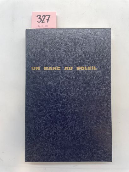 SIMENON (Georges). Un banc au soleil. P., Presses de la Cité, 1977, grand 8°, en...