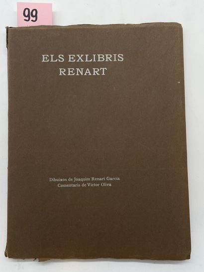 Ex-libris.- Els Exlibris Renart. Aplech de dibuixos per Joaquim renart Garcia ab...