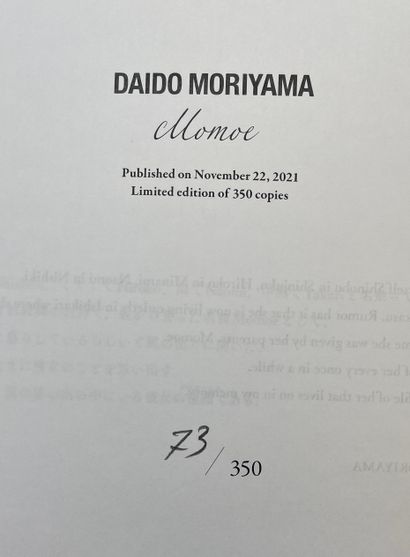 null MORIYAMA.- Réunion de 5 volumes de Daido Moriyama édités par Akio Nagasawa en...