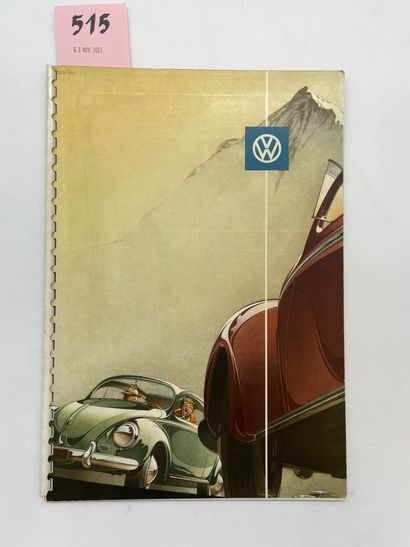 null VW Coccinelle.- Catalogue du début des années 50 imprimé en français pour la...