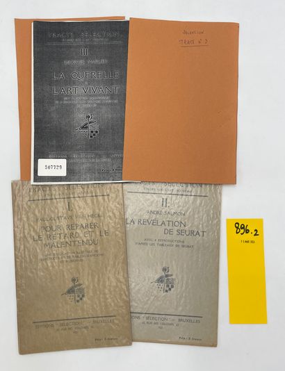null Selection" leaflets. Studies on Art Nouveau. N° I. VAN HECKE (Paul-Gustave)....