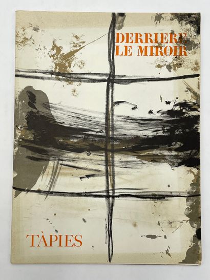 TAPIES.- "Derrière le Miroir". N° 168. Tàpies. P., Maeght, 1967, in-folio, en feuilles,...