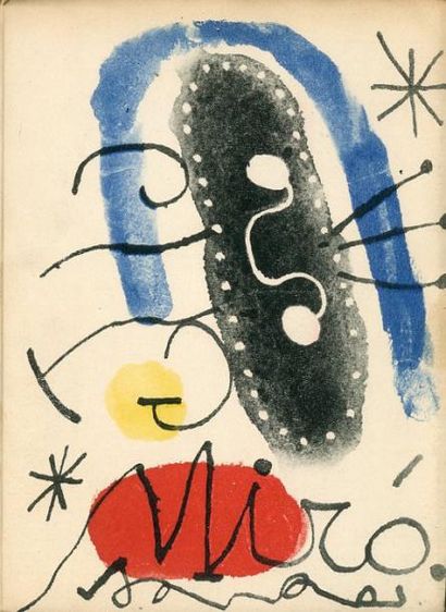  MIRÓ.- VERDET (Jean). Joan Miró. Nice, Matarasso, 
