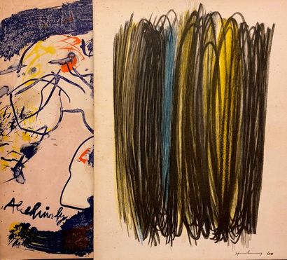 null Pierre Alechinsky. Exposition. P., Galerie de France, 1962, 4°, agrafé. Comprend...