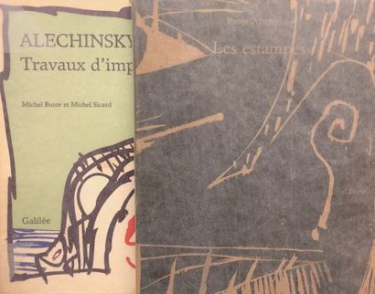 null ALECHINSKY.- Pierre Alechinsky. Les Estampes de 1946 à 1972. P., Rivière, 1973,...