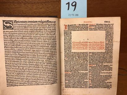 null Post-incunable lyonnais rarissime.- Droit ancien. - Institutiones imperiales...