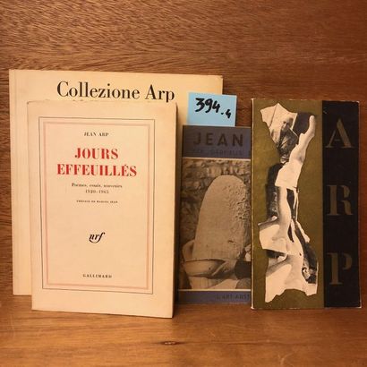 null ARP.- BUFFET-PICABIA (G.). Jean Arp. P., Presses littéraires de France, 1952,...