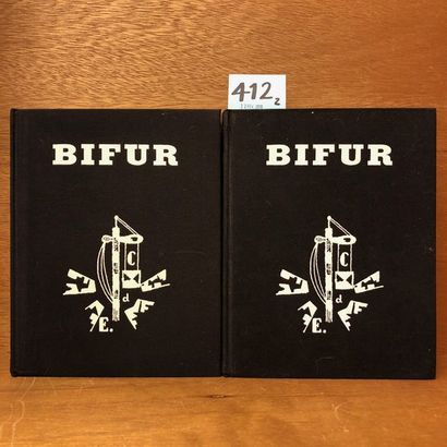 "Bifur". P., J.-M. Place, 1976, 2 vol. fort 4°, toile édit. Réimpression anastatique...