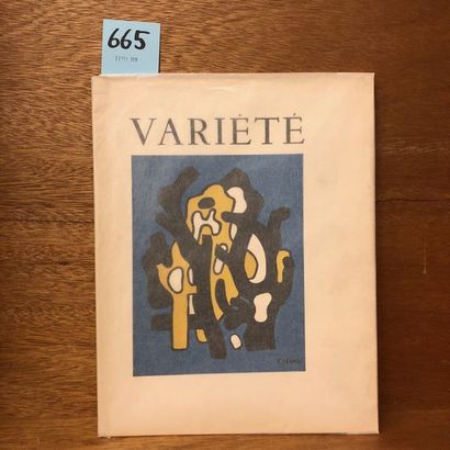 null Variété. Revue Française des Lettres et des Arts. N°3. P., 1946, 4°, ill., en...