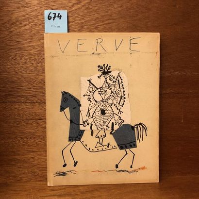 null Verve.- PICASSO.- Picasso à Vallauris 1949-1951. P., Verve, 1951, in-folio,...