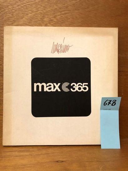 null VIGNELLI (Massimo). Max 365. Calendrier perpétuel. S.l.n.d. (Nava Design, 1975),...