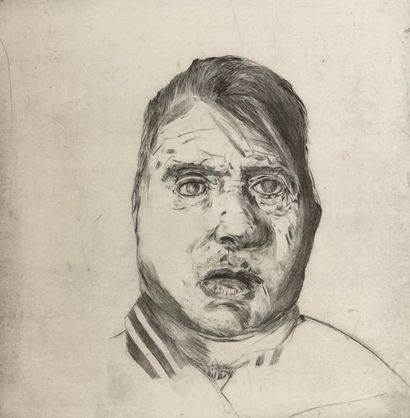 MANDELBAUM (Stéphane). "Francis Bacon II" (1980). Eau-forte en noir tirée sur papier...