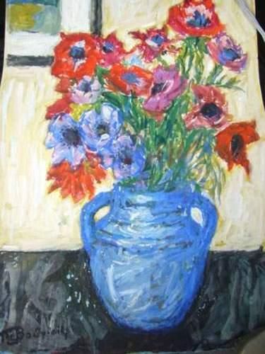 null Maurice BOUVIOLLE (1893-1971)
Bouquet de fleurs.
Gouache sur papier.
Signée...